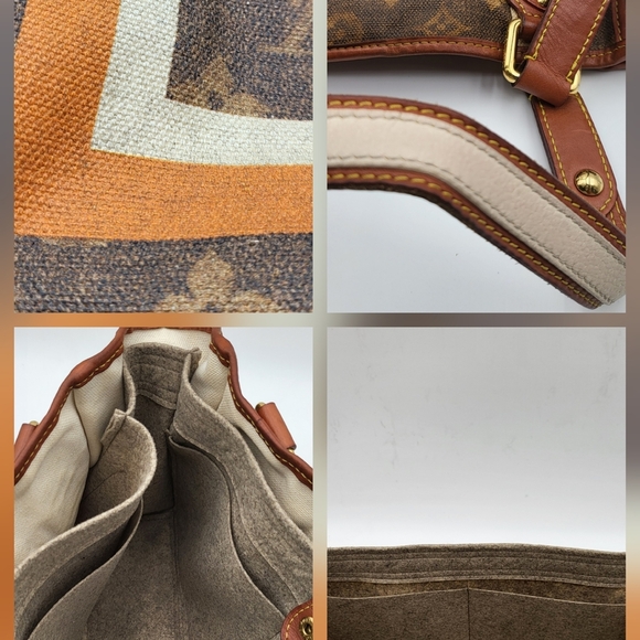 Louis Vuitton LV Monogram Limited Edition Tisse Rayures PM..Authentic w/coa.. - Picture 14 of 16